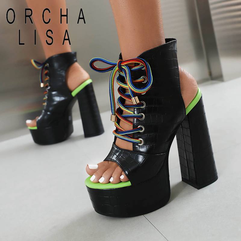 Women'S Shoes Size 40 In Us - ORCHA LISA Sandal Wanita Mewah Platform