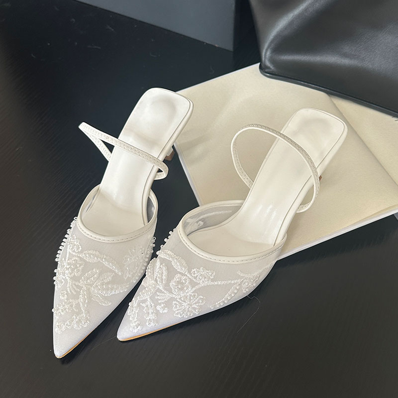 Women Shoes Brands - Sandal Slingback Elegan 2026 Wanita Hak