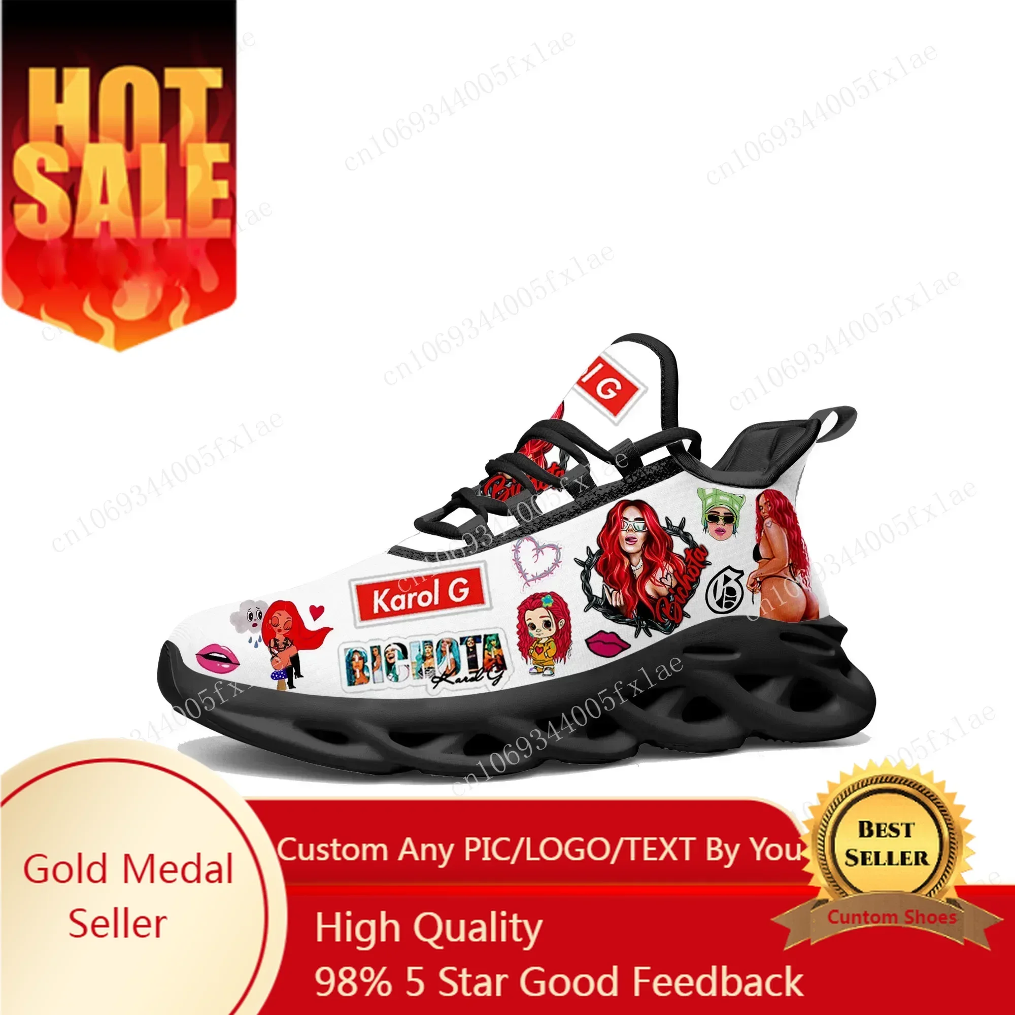 Mesh Sneaker Women - Karol G Bichota Sepatu Flat Pria