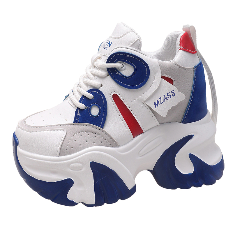 Wedge Heeled Sneaker - Sepatu berjalan wanita, sneaker Kasual hak