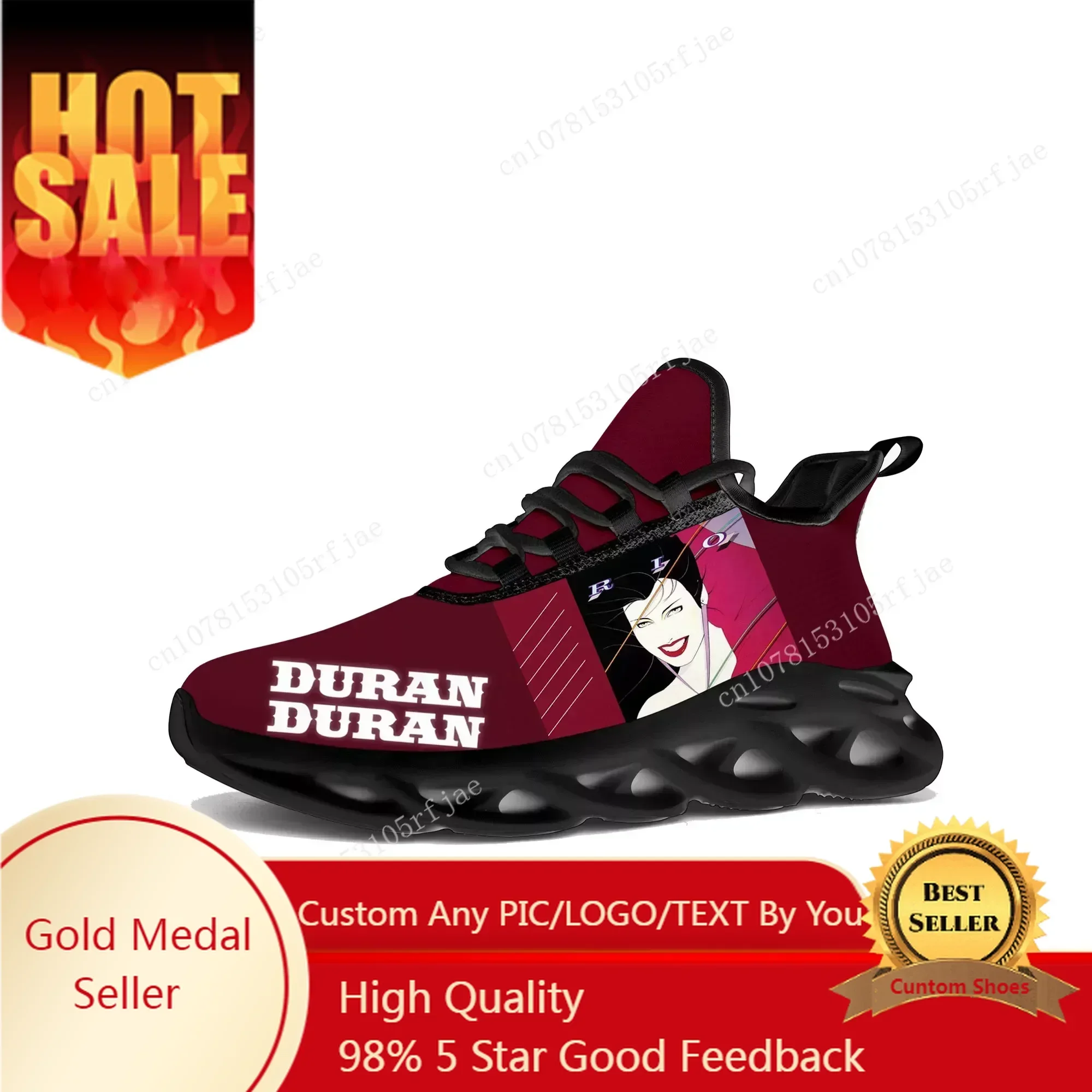 Mesh Sneaker Women - Duran Duran Flats Sneakers Pria Wanita
