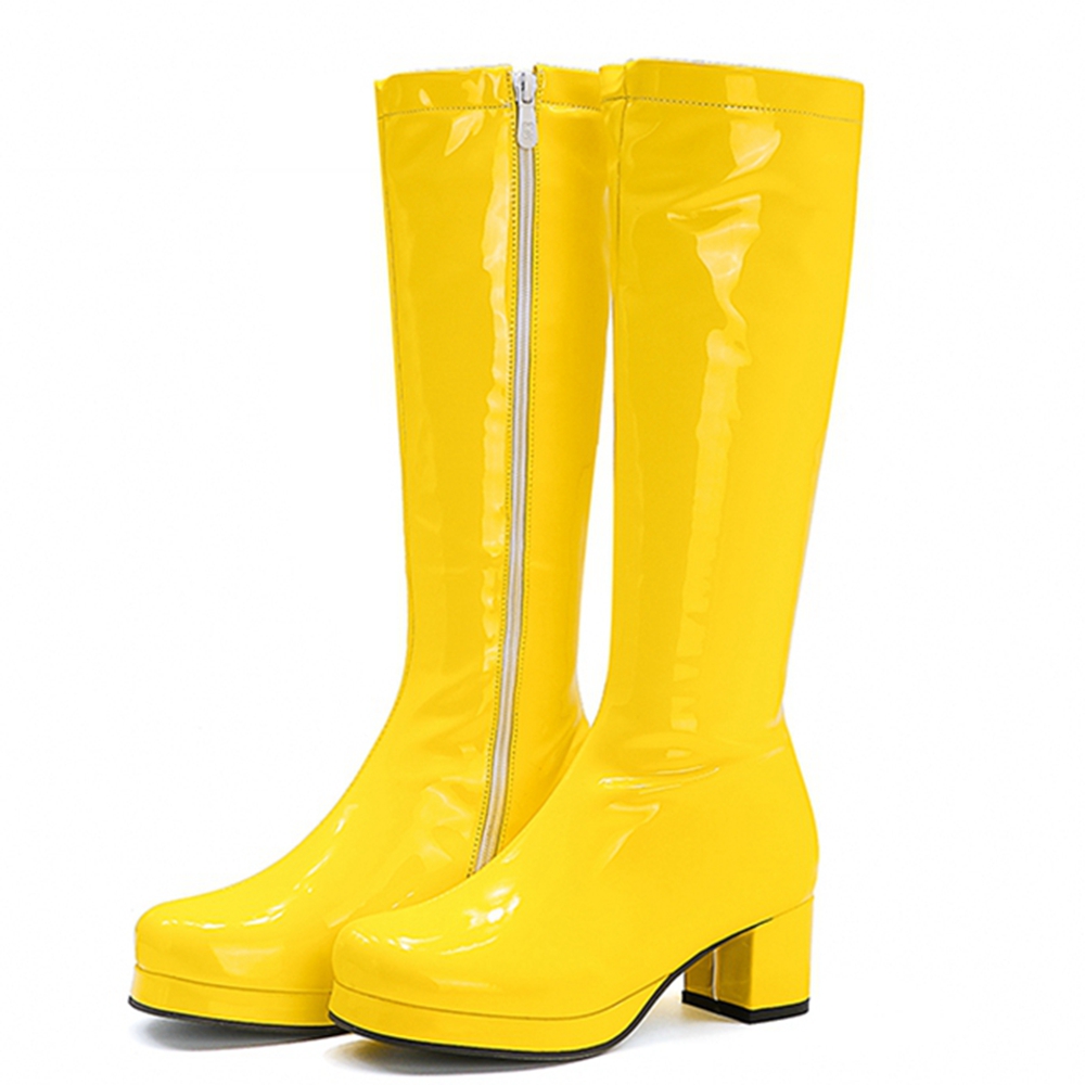 Knee High Boots Women - REAVE kucing musim gugur manis selutut