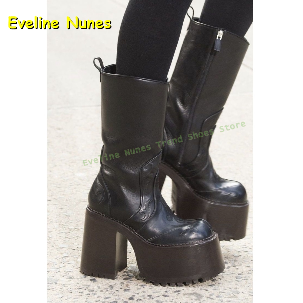 Sepatu Boots Platform Bordir S - Women'S Shoes Trending 2025 ulasan dan harga
