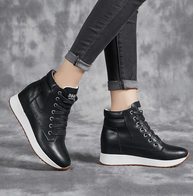 Sepatu Bot Pergelangan Kaki Wa - Wedge Heeled Sneaker ulasan dan harga