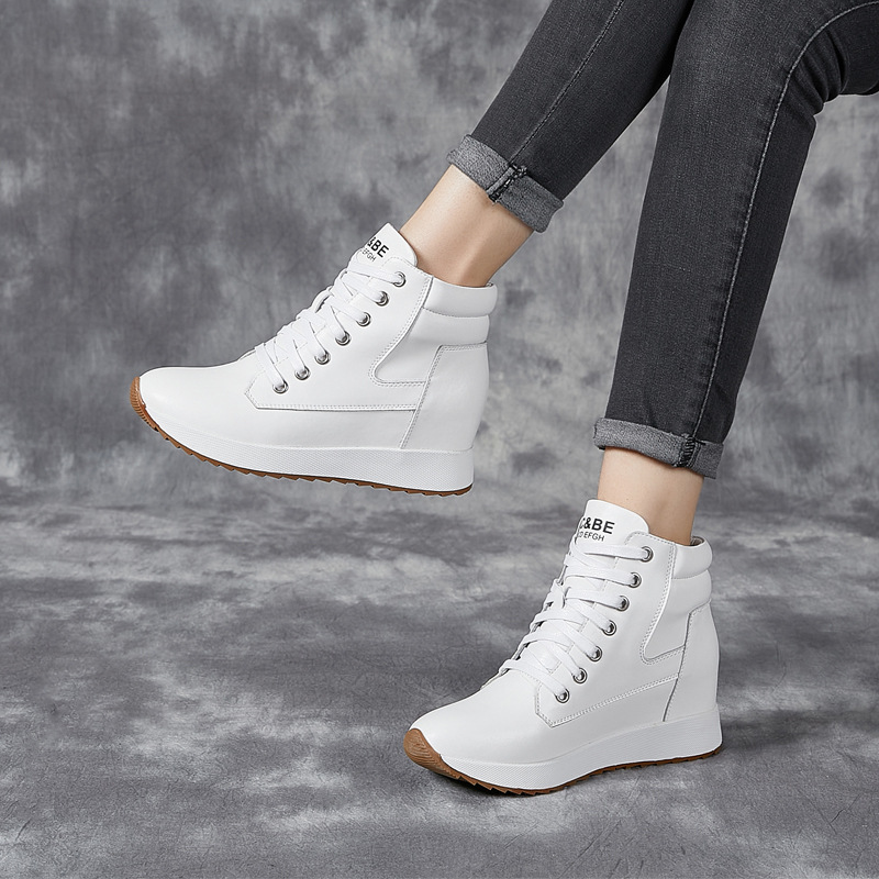 Sepatu Bot Pergelangan Kaki Wa - Wedge Heeled Sneaker ulasan dan harga