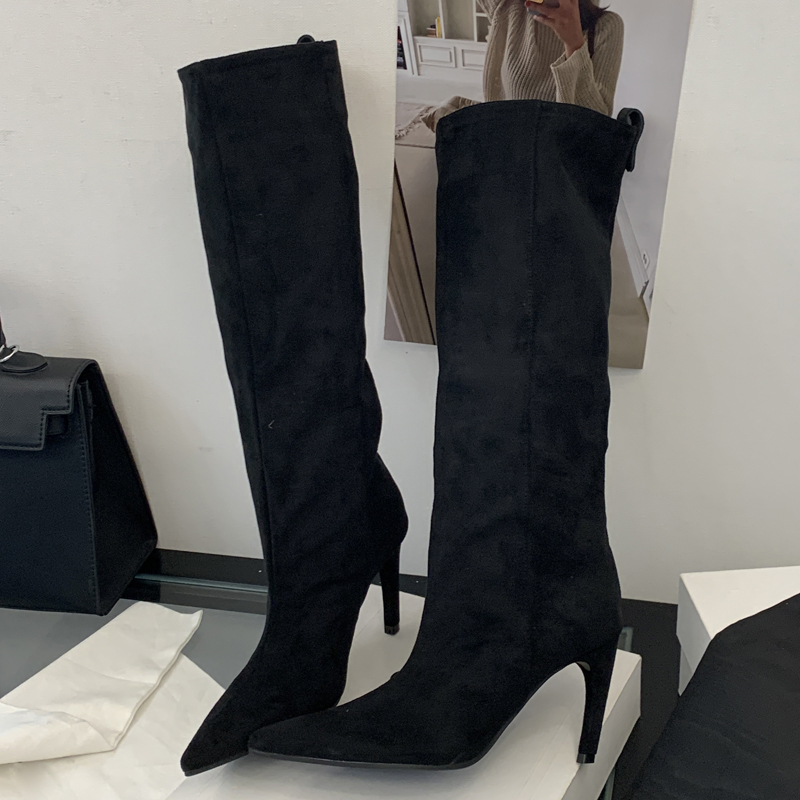 Sepatu Boots Wanita Musim Ding - Knee High Boots Women ulasan dan harga