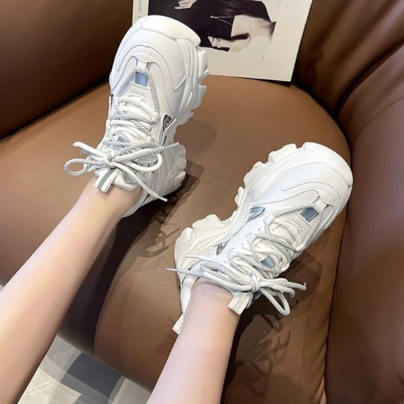 Sepatu Sneakers Tebal Sol Ting - Women'S Shoes Trending 2025 ulasan dan harga