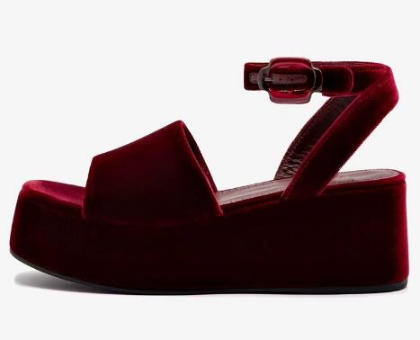 Sandal Wedges Tali Pergelangan - Wedge Heeled Sneaker ulasan dan harga