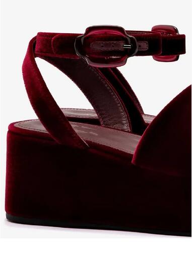Sandal Wedges Tali Pergelangan - Wedge Heeled Sneaker ulasan dan harga