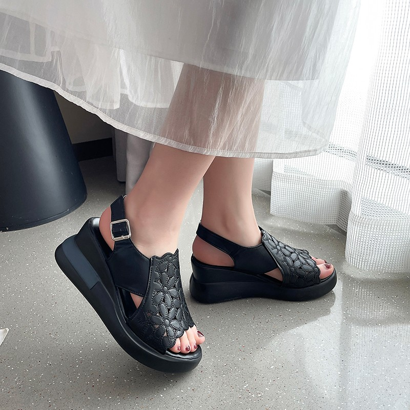 Sepatu Platform Wedge Wanita M - Wedge Heeled Sneaker ulasan dan harga