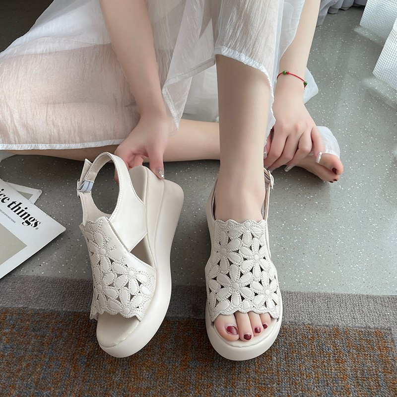 Sepatu Platform Wedge Wanita M - Wedge Heeled Sneaker ulasan dan harga