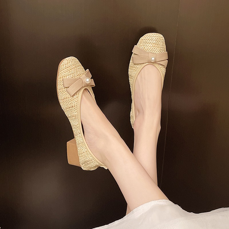 Sepatu Kasual Kulit Mewah Flat - Women'S Shoes Trending 2025 ulasan dan harga