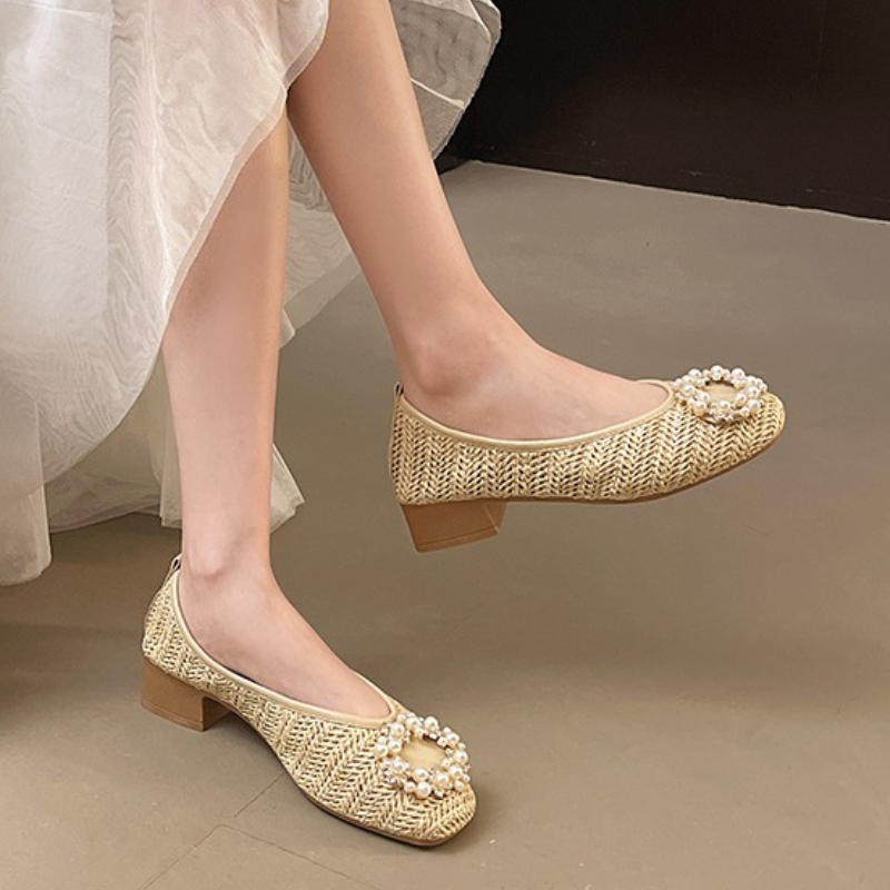 Sepatu Kasual Kulit Mewah Flat - Women'S Shoes Trending 2025 ulasan dan harga