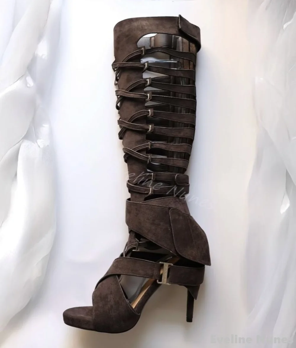 Sandal Setinggi Lutut Wanita B - Knee High Boots Women ulasan dan harga