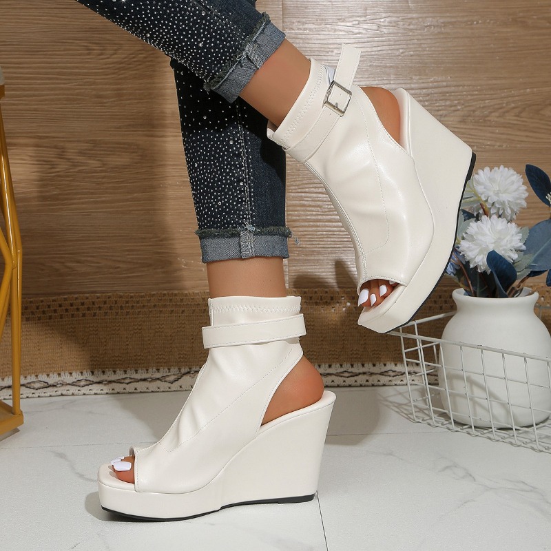 Sandal Platform Wedge Ujung Pe - Wedge Heeled Sneaker ulasan dan harga