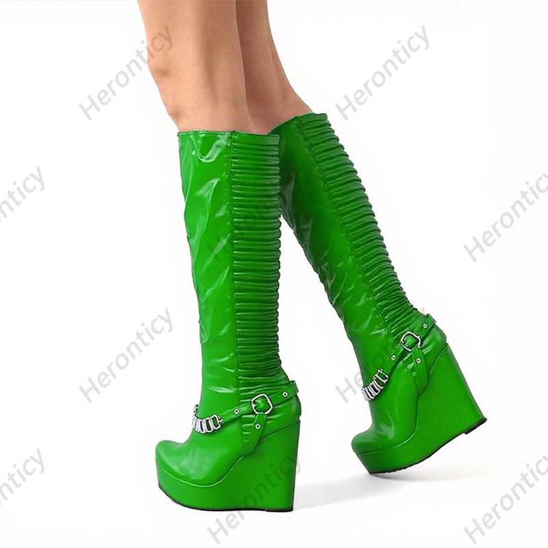 Heronticy Sepatu Bot Lutut Mus - Zip Up Boots Short ulasan dan harga