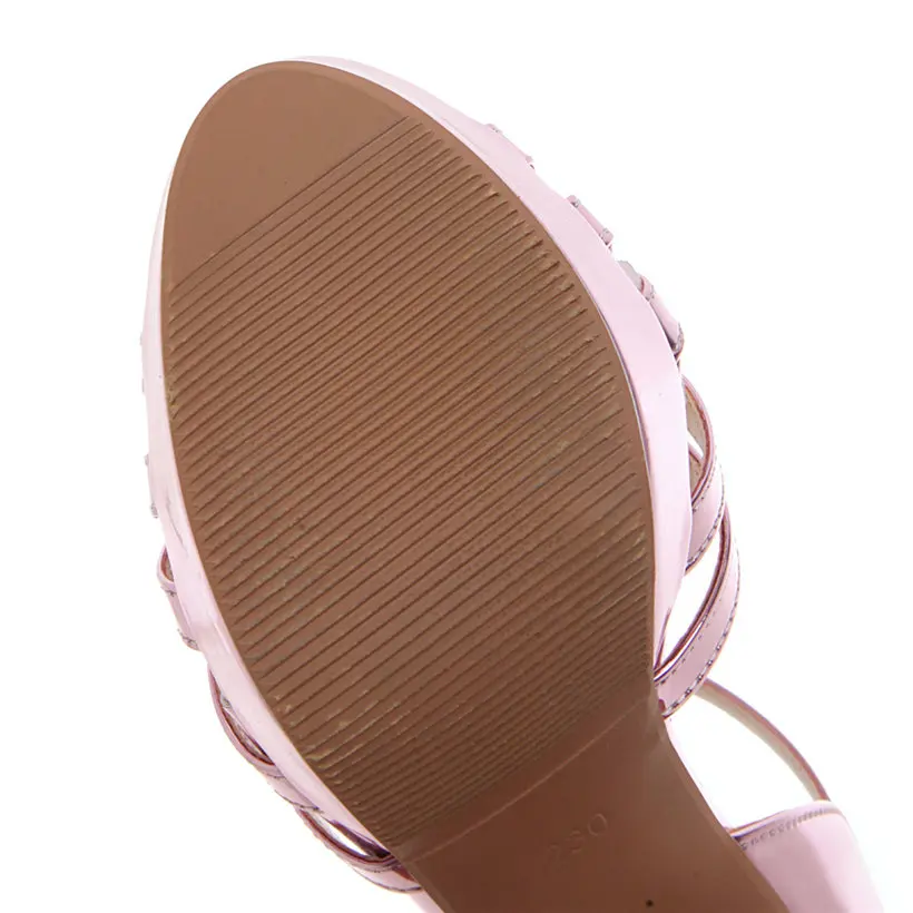 Ukuran Besar Emas Pernikahan W - Metallic Heel Sandal ulasan dan harga