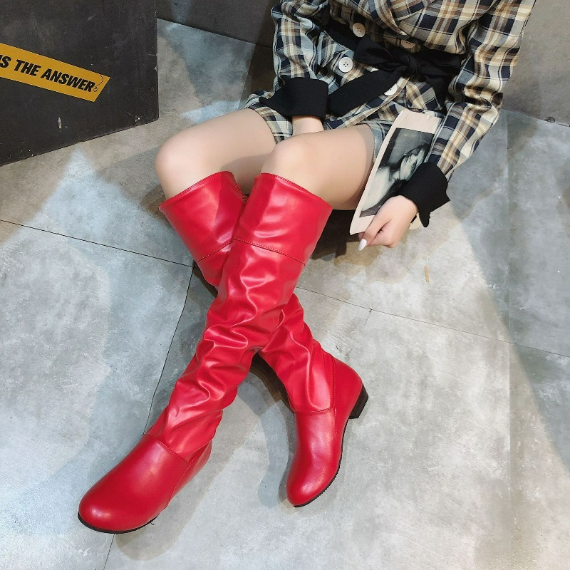 Sepatu Bot Wanita Setinggi Lut - Knee High Boots Women ulasan dan harga