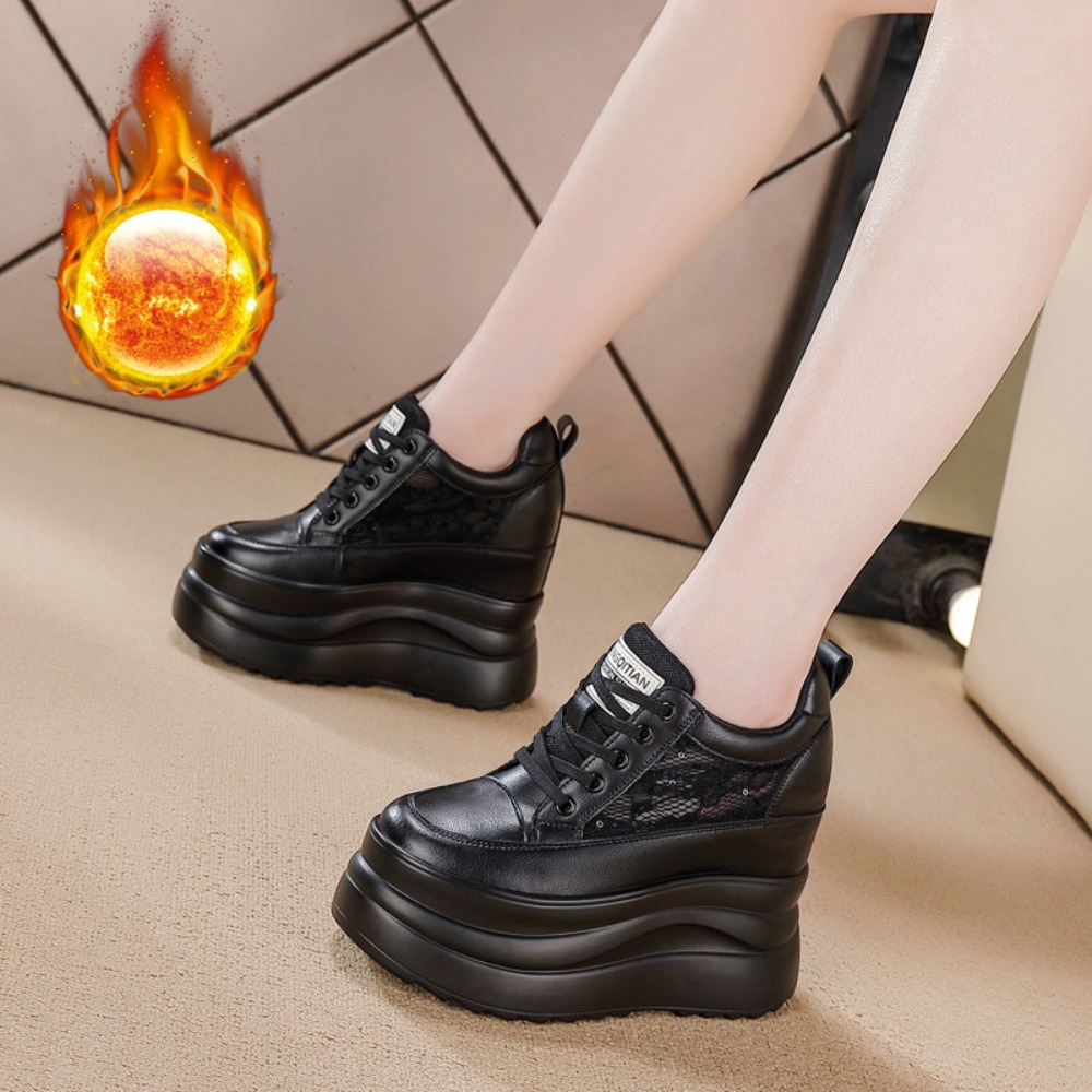 Sepatu Sneakers Kasual Wanita  - Wedge Heeled Sneaker ulasan dan harga