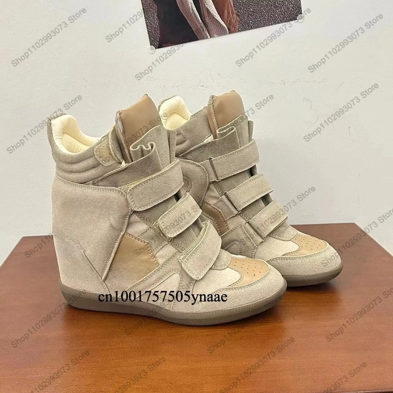 Sepatu Sneakers Wanita Hak Tin - Wedge Heeled Sneaker ulasan dan harga