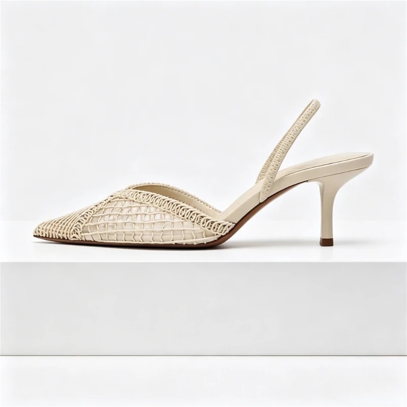Sandal Bertumit Tenun Jaring S - Women Shoes Brands ulasan dan harga