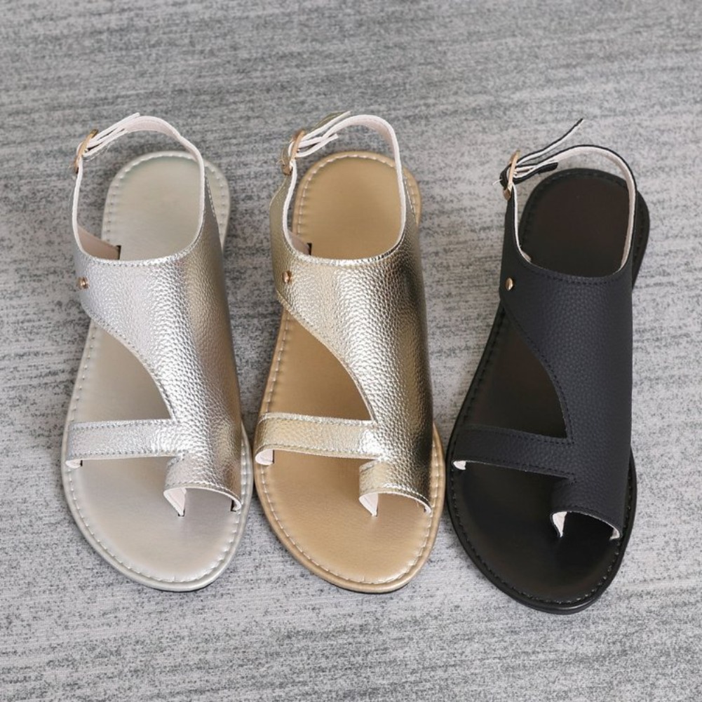 Sandal Thong Minimalis Wanita  - Thong Flat Sandal ulasan dan harga